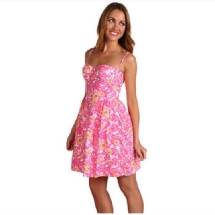 Lilly Pulitzer Pink Floral Sundress